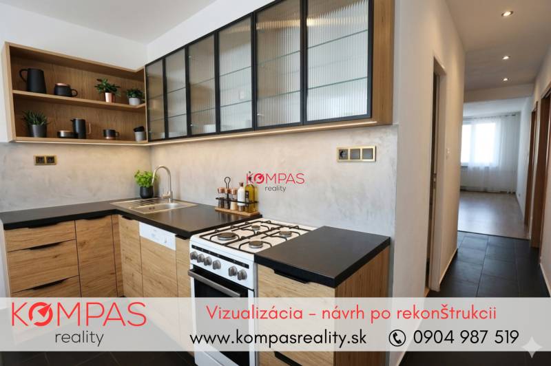 Zrenovovaná kuchyňa